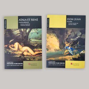 Livres Atala et René (Chateaubriand), Don Juan (Moliere), Essais Littéraires